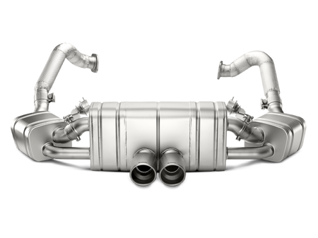 Akrapovic 16-16 Porsche Boxster Spyder / Cayman GT4 (981) Slip-On Line (Titanium) w/ Titanium Tips