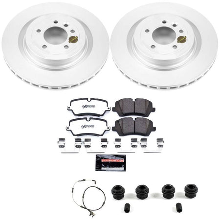 Power Stop 21-25 Land Rover Defender 110 Rear Z36 Coated Truck & Tow Brake Kit