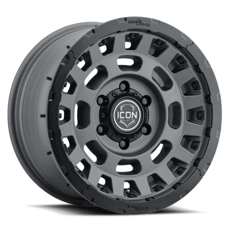 Icon Hammer Pro - 17x8.5 / 5x5 / -6MM / 4.5in BS - Charcoal