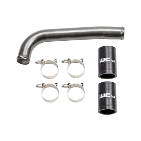 Wehrli 01-05 GM Duramax LB7/LLY Upper Coolant Pipe - Bengal Silver