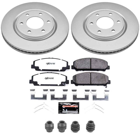 Power Stop 11-13 Infiniti QX56 Front Z36 Coated Truck & Tow Brake Kit