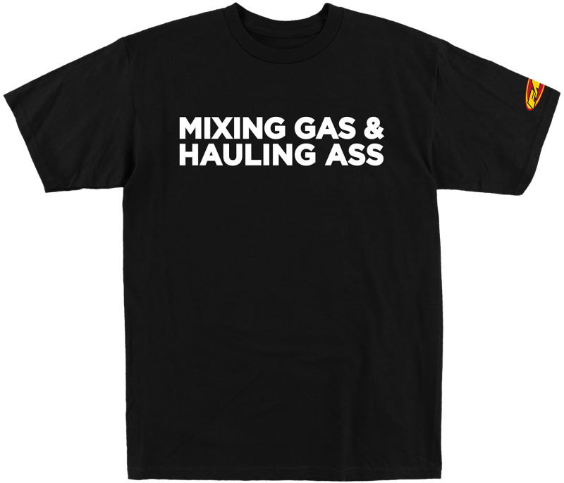 FMF Racing Gass Tee Black Small