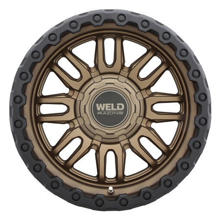 Weld Off-Road Swift 17x9in - 5x114.3 / 5x127 BP - ET-12 - 78.1mm CB- Satin Bronze Wheel & Black Ring