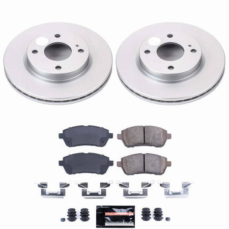 Power Stop 11-19 Ford Fiesta Front Z23 Coated Brake Kit
