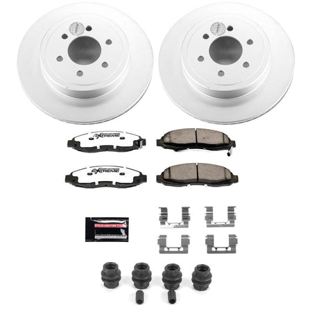 Power Stop 03-04 Dodge Dakota Front Z36 Coated Truck & Tow Brake Kit