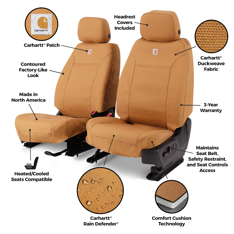 Covercraft 23-26 Toyota Corolla Carhartt PrecisionFit Custom Second Row Seat Covers