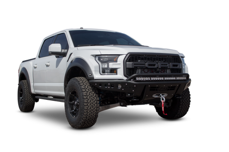 Addictive Desert Designs 17-18 Ford F-150 Raptor Stealth R Front Bumper w/ Winch Mount