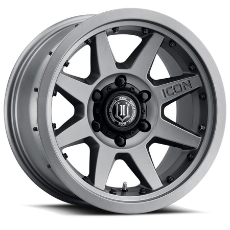 ICON Rebound Pro 17x8.5 / 5x5.5 / 0mm / 4.75in BS Titanium Wheel