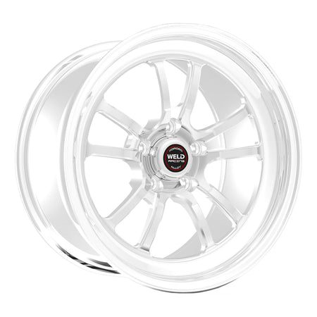 Weld S70 18x7 / 5x4.75 BP / 4.1in. BS Polished Wheel (High Pad) - Non-Beadlock