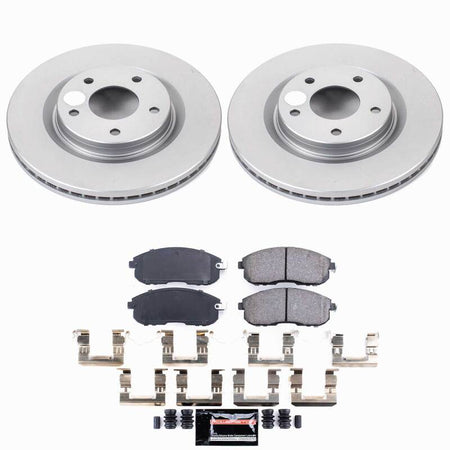 Power Stop 17-18 Nissan Sentra Front Z23 Coated Brake Kit