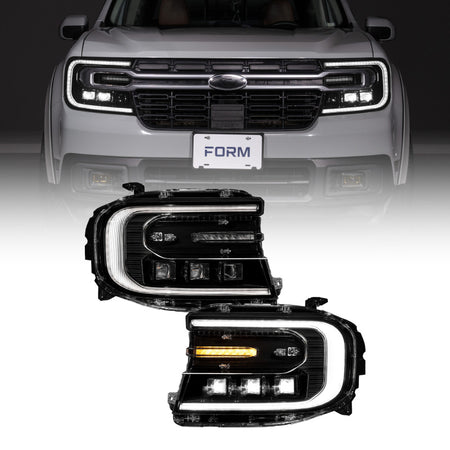 Form Lighting 22-24 Ford Maverick Sequential LED Projector Headlights (Pair)