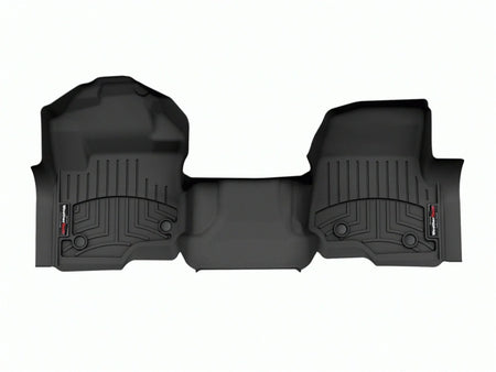 WeatherTech 2023 Ford SuperDuty SuperCab 1st Row Console/Bench Carpeted 1st Row FloorLiner - Black
