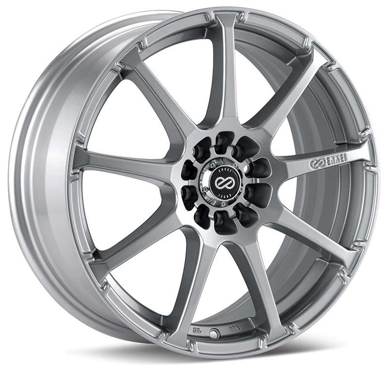 Enkei EDR9 17x7 5x100/114.3 45mm offset 72.6 Bore Diameter Black Wheel