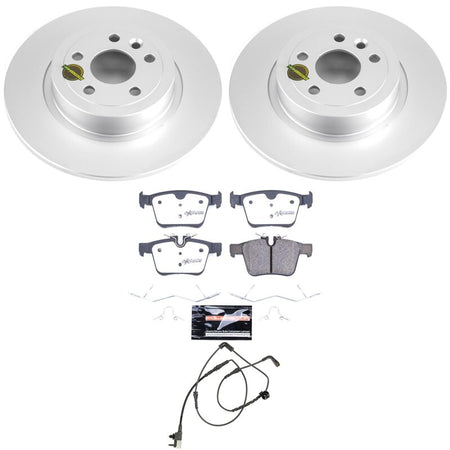 Power Stop 16-19 Land Rover Range Rover Evoque Rear Z36 Coated Truck & Tow Brake Kit