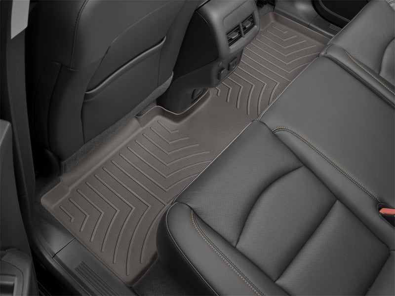 WeatherTech 2019+ Cadillac XT4 Rear FloorLiner - Cocoa