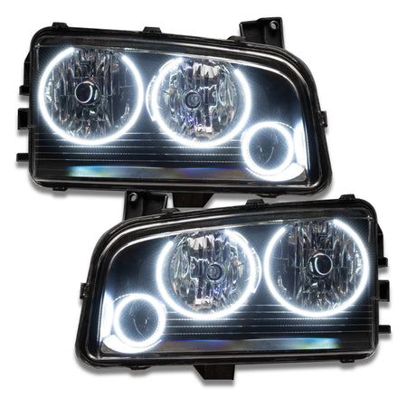 Oracle 05-10 Dodge Charger SMD HL (Non-HID) - Triple Halo - White