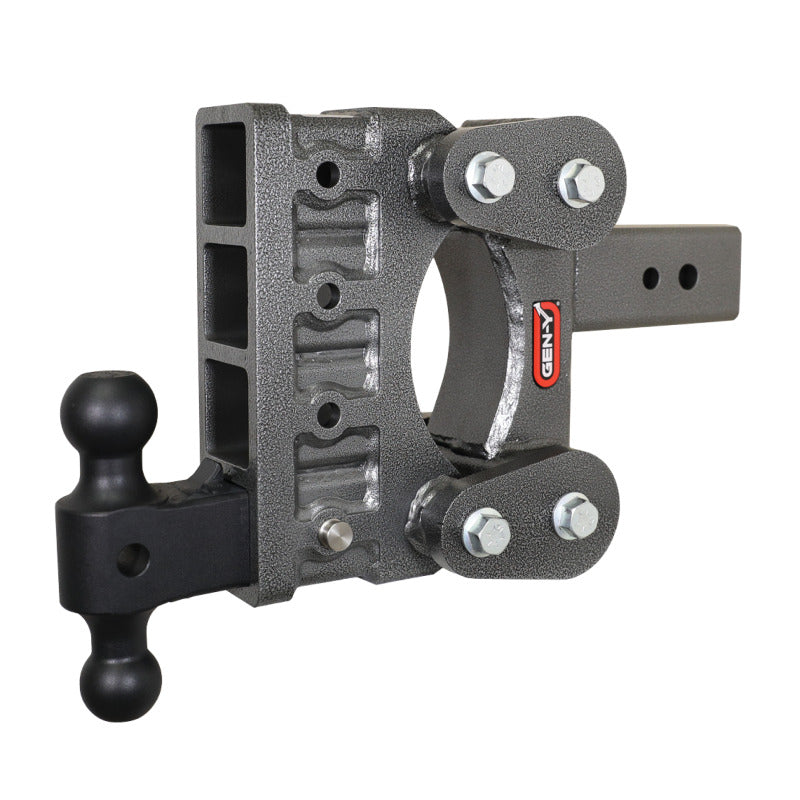 Gen-Y The Boss Torsion-Flex 3in Shank 6in Drop 2.4K TW 21K Hitch w/GH-061 Dual-Ball