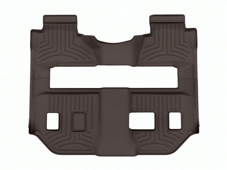 WeatherTech 15-20 Cadillac Escalade ESV Rear FloorLiner HP - Cocoa (2pc - 2nd Row Bench & 3rd row)