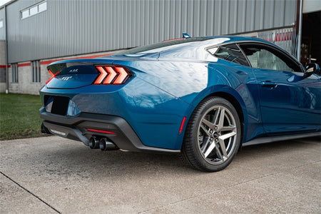 Corsa 2024-2025 Ford Mustang V8 5.0L 3in Cat-Back Exhaust System w/ Twin 4in Black Straight Tips