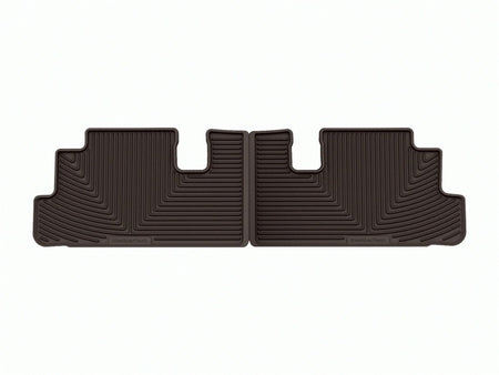 WeatherTech 22-23 Infiniti QX60 / Nissan Pathfinder Rear Rubber Mats - Cocoa