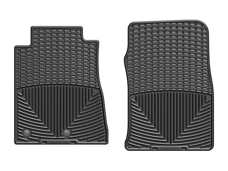 WeatherTech 10-12 Ford Mustang Front Rubber Mats - Black