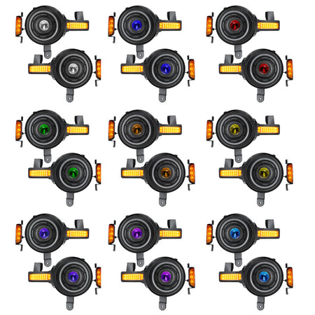Oracle 2021+ Ford Bronco Oculus Bi-LED Projector Headlights - ColorSHIFT LED