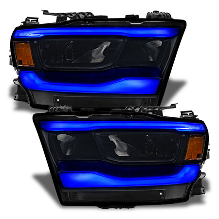 Oracle 19-21 RAM 1500 RGB+W Headlight DRL Kit Reflector LED - w/ BC1 Controller