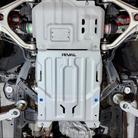 Rival 24-26 Ford Ranger / Ranger Raptor Aluminum Transmission And Cat Converter Skid Plate