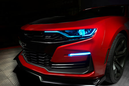 Oracle 19-21 Chevy Camaro SS/RS RGBW+A Headlight DRL Kit - ColorSHIFT w/o Controller