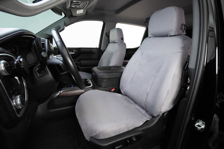 Covercraft 15-26 Ford Transit Polycotton SeatSaver Custom Third Row Seat Covers-Grey