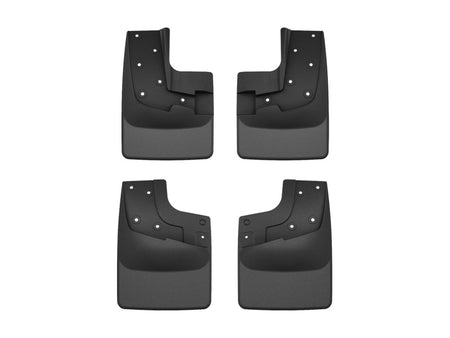 WeatherTech 24-25 Ford Ranger Raptor Front & Rear No Drill MudFlaps - Black