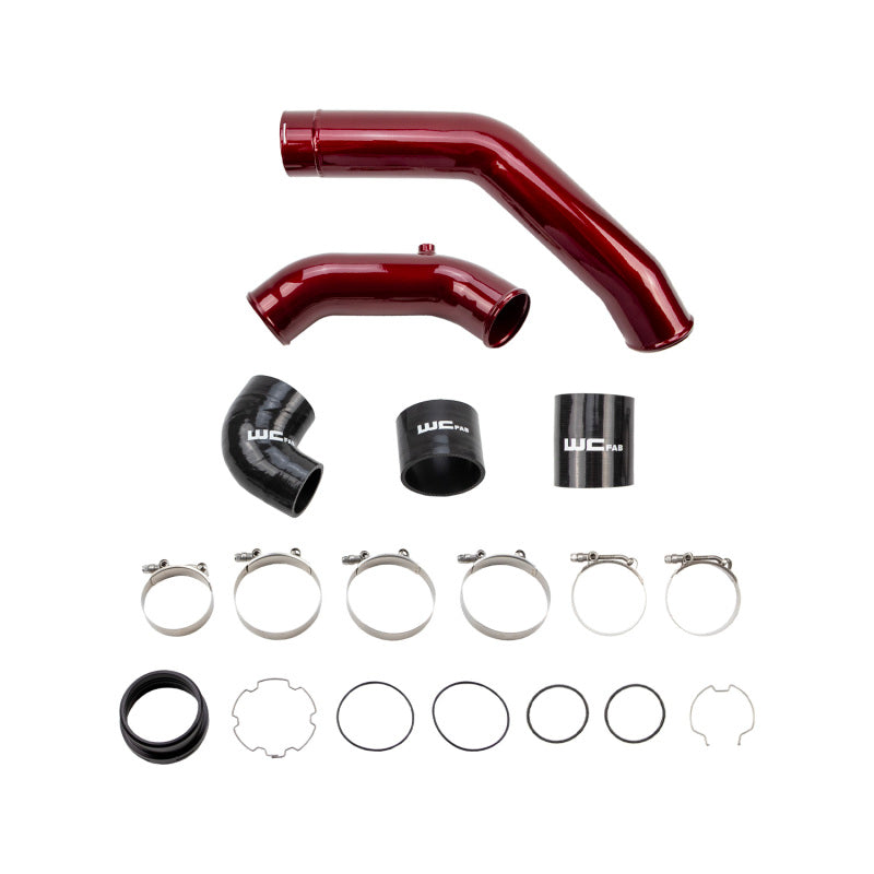 Wehrli 17-25 Ford Power Stroke 6.7L High Flow Intercooler Pipe Kit - Bengal Grey