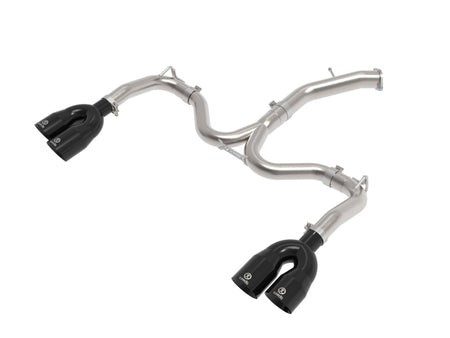 aFe 22-24 Kia Forte GT 1.6L 3in-2.5in 304 Stainless Steel Axle-Back Exhaust w/ Black Tips