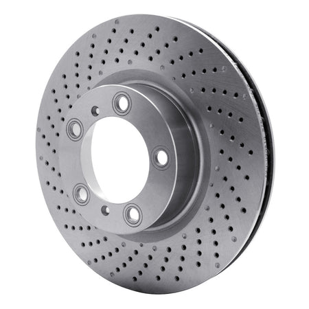 DFC 09-23 Porsche 718 Boxster Left Front Drilled Brake Rotor