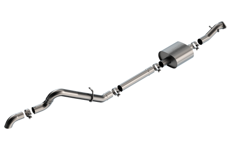 Borla 21-22 Ford Bronco 2.3L 2DR/4DR T-304 Stainless Steel Cat-Back S-Type Exhaust - Brushed