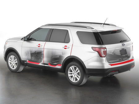 WeatherTech 2025 Cadillac Escalade IQ (Dr Edge/Sill/Cup/Trunk Ldg) Scratch Protection - Transparent