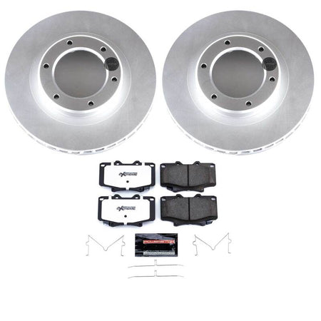 Power Stop 96-97 Lexus LX450 Front Z36 Coated Truck & Tow Brake Kit