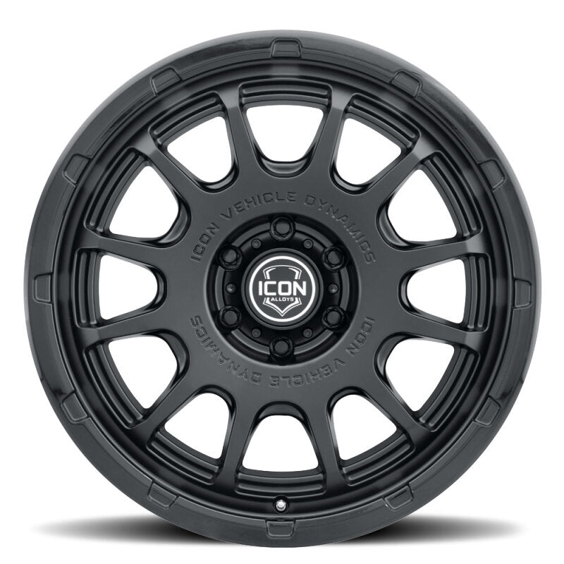 ICON Alloys Rancho 20x9 / 5x5 / -12mm / 4.5in BS DBL Black Wheel