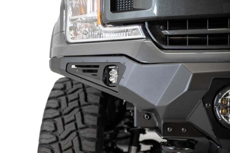 Addictive Desert Designs 18-20 Ford F-150 Bomber Front Bumper w/ 4 Rigid 360 6IN Mounts