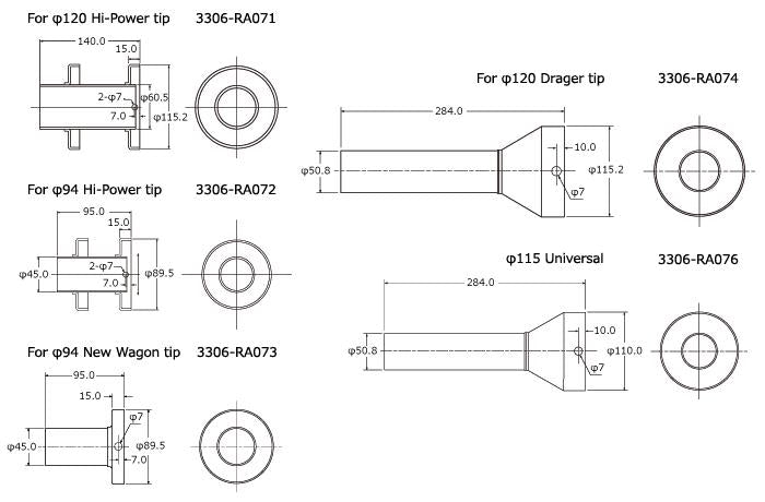 HKS Black Silencer for 120mm Tip Exhausts