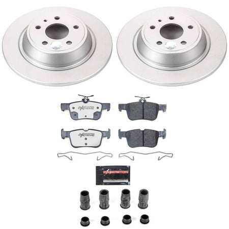 Power Stop 17-20 Ford Fusion Rear Z36 Coated Truck & Tow Brake Kit