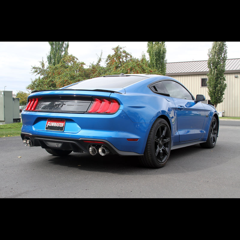 Flowmaster 18-23 Mustang 5.0L American Thunder Axle-Back Exhaust System (w/Valves)