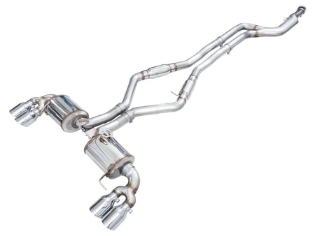 AWE Tuning 22-26 BMW M240i (G42) Touring Edition Exhaust - Chrome Silver Tips