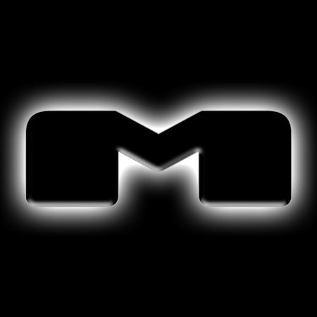 ORACLE Lighting Universal Illuminated LED Letter Badges - Matte Blk Surface Finish - M