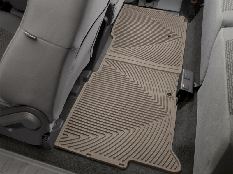 WeatherTech 08-10 Ford F250/F350/F450/F550 Rear Rubber Mats - Tan
