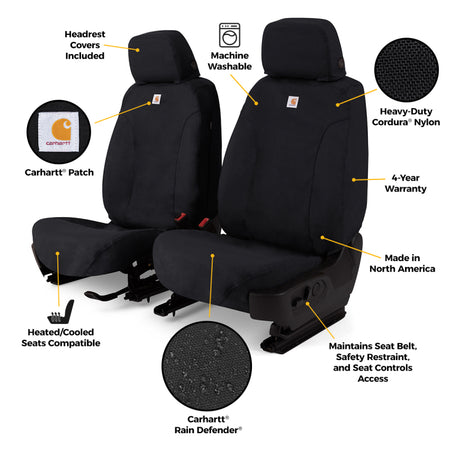 Covercraft 2026 Jeep Wrangler 2-Door (MT) Carhartt Super Dux SeatSaver Custom Front Row Seat Covers