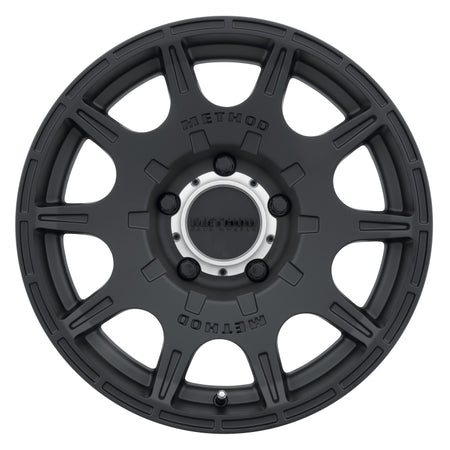 Method MR308 Roost 17x8.5 0mm Offset 5x5 71.5mm CB Matte Black Wheel
