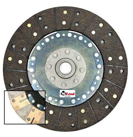 McLeod Racing RST HD Twin - For Small Diameter Flywheel - Black Ring - 1-1/8 x 26 Spline