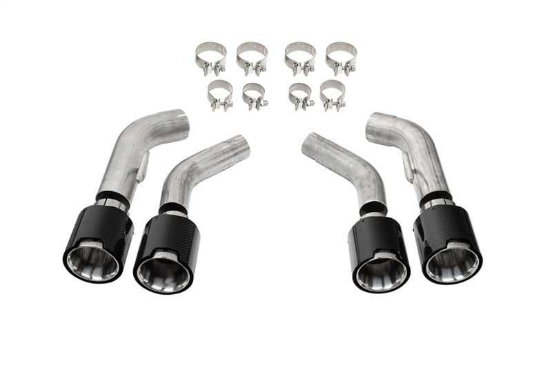 Corsa 2016-2024 Chevrolet Camaro SS / ZL1 Carbon Fiber 4.5in Twin Tip Kit