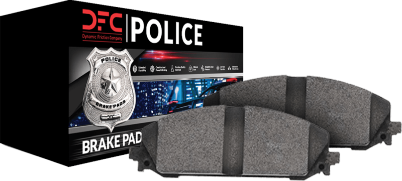 DFC 13-19 Ford Taurus (Excl SHO) Front Police Brake Pads and Hardware Kit